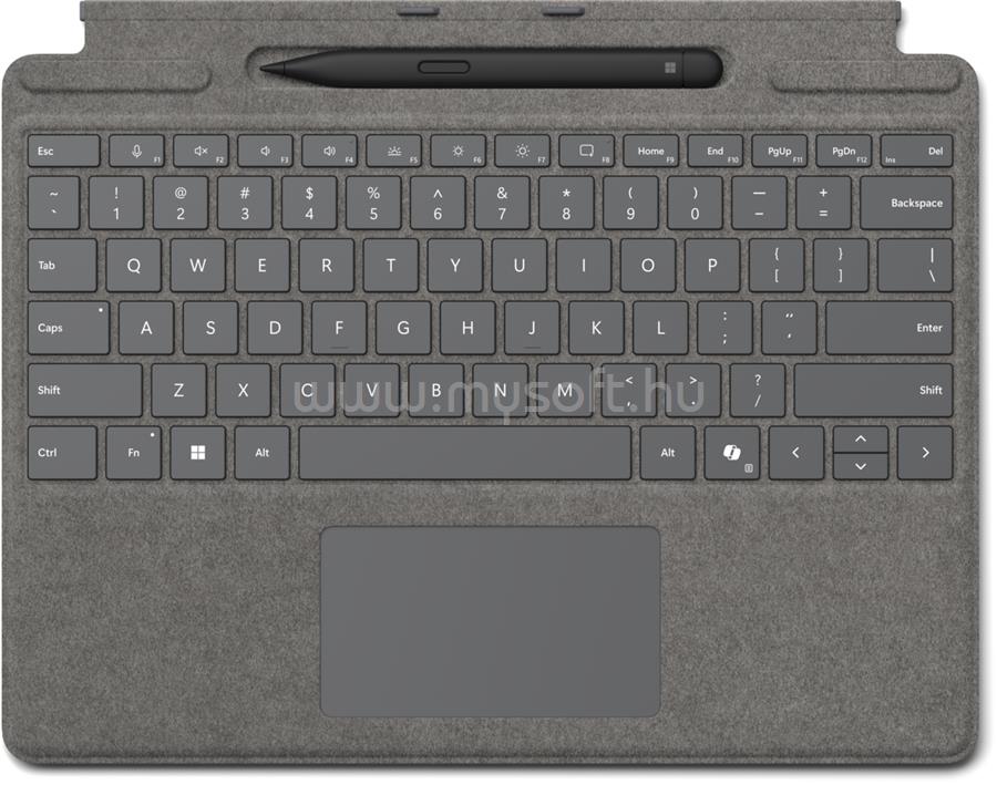 MICROSOFT Surface Pro tablet billentyűzet német lokalizáció + Slim Pen 2 toll (szürke)