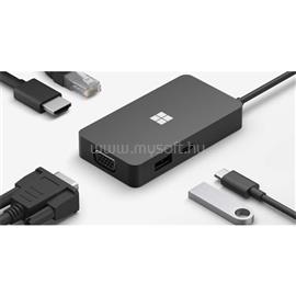 MICROSOFT USB-C Travel Hub, fekete SWV-00008 small