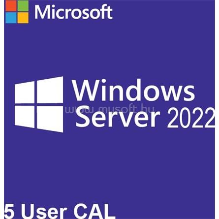 MICROSOFT Windows Server 2022 User CAL 5 felhasználó HUN D-Oem 1pack ...