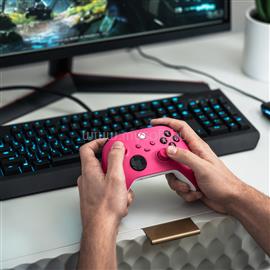 MICROSOFT Xbox Series X/S Kiegészítő Vezeték nélküli kontroller Deep Pink QAU-00083 small