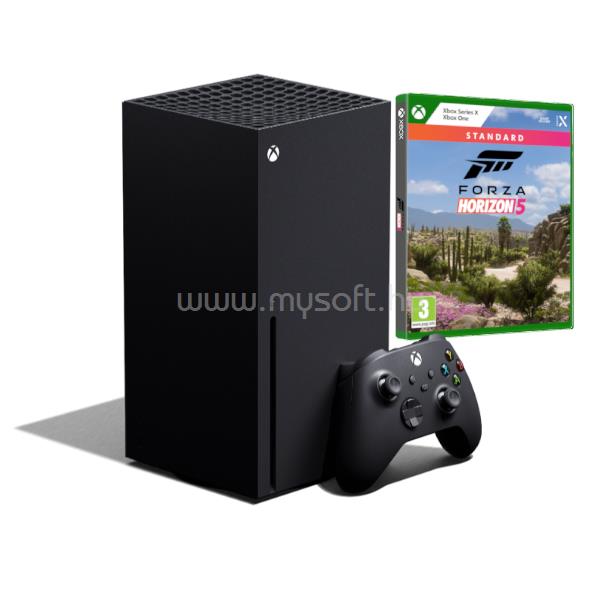 MICROSOFT XBOX Series X 1TB játékkonzol (fekete) + Forza Horizon 5 Premium játék