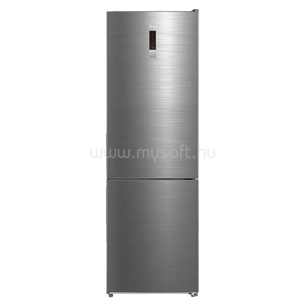 MIDEA MDRB424FGD46OE inox, alulfagyasztós, Hűtő: 224L, Fagyasztó:86L, No frost hűtőszekrény