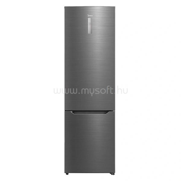 MIDEA MDRB489FGD46O inox, alulfagyasztós, Hűtő: 247L, Fagyasztó:83L, No frost hűtőszekrény