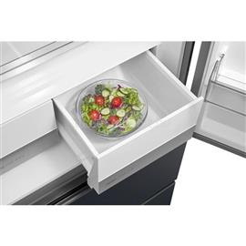 MIDEA MDRF600BIE70 inox, négyajtós, Hűtő:276L, Fagyasztó:159L, No frost hűtőszekrény MDRF600BIE70 small