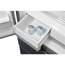 MIDEA MDRF600BIE70 inox, négyajtós, Hűtő:276L, Fagyasztó:159L, No frost hűtőszekrény MDRF600BIE70 small