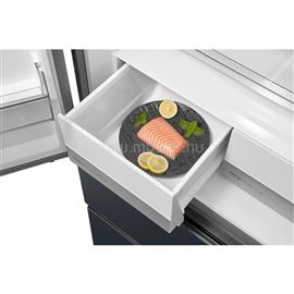 MIDEA MDRF600BIE70 inox, négyajtós, Hűtő:276L, Fagyasztó:159L, No frost hűtőszekrény MDRF600BIE70 small