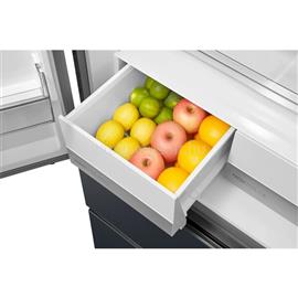 MIDEA MDRF600BIE70 inox, négyajtós, Hűtő:276L, Fagyasztó:159L, No frost hűtőszekrény MDRF600BIE70 small