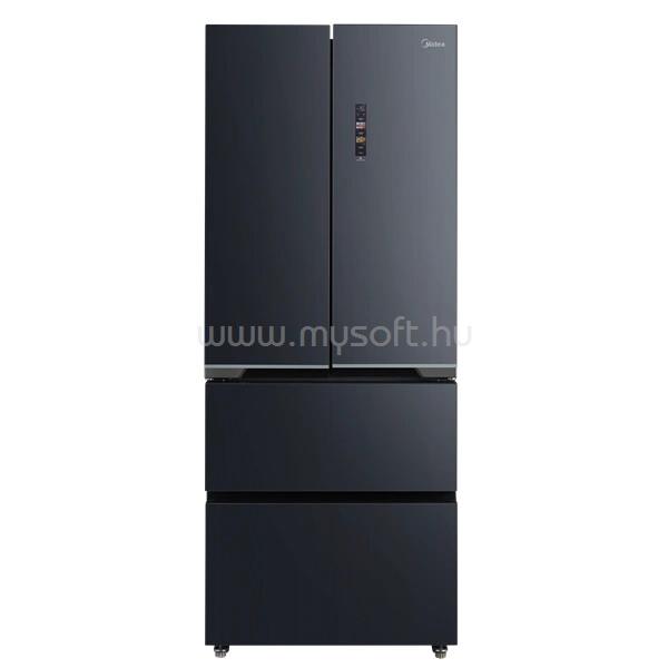 MIDEA MDRF600BIE70 inox, négyajtós, Hűtő:276L, Fagyasztó:159L, No frost hűtőszekrény