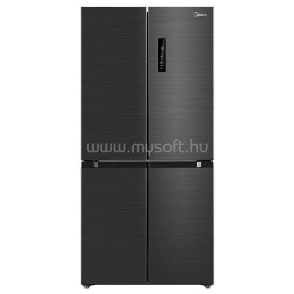 MIDEA MDRF632FIE45 inox, négyajtós, Hűtő:305L, Fagyasztó:169L, No frost hűtőszekrény