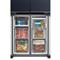 MIDEA MDRM587BIE70 inox, négyajtós, Hűtő:276L, Fagyasztó:150L, No frost hűtőszekrény MDRM587BIE70 small