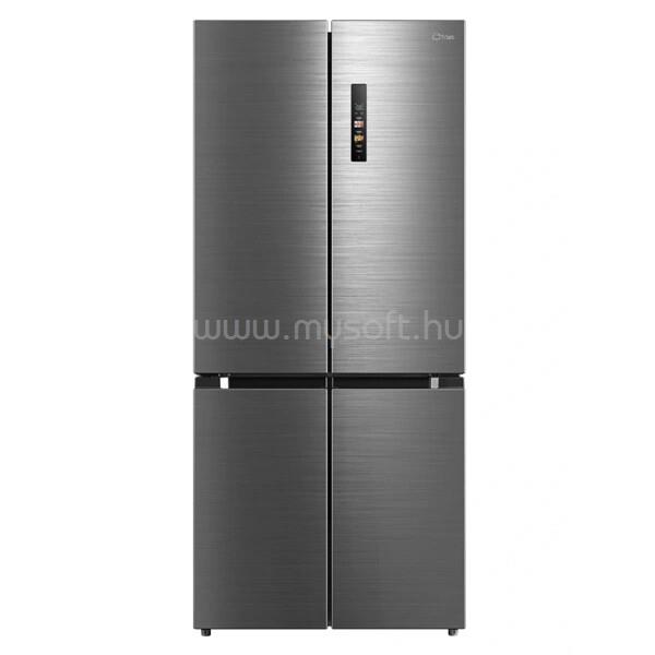 MIDEA MDRM691FIE46 inox, négyajtós, hűtő:345L, fagyasztó:170L, No frost hűtőszekrény