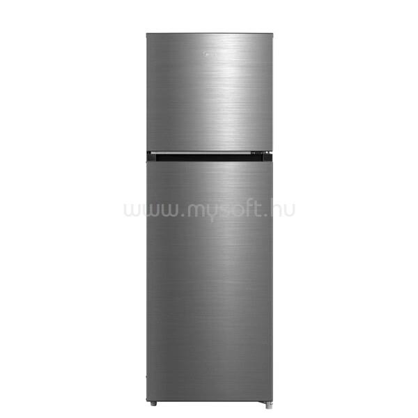 MIDEA MDRT385MTE46 inox, felülfagyasztós, Hűtő:206L, Fagyasztó:60L, No frost hűtőszekrény