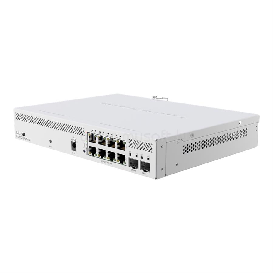 MIKROTIK CSS610-8P-2S+IN 8 portos  menedzselhető switch