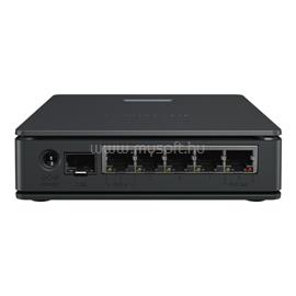 MIKROTIK hAP ax S router, 802.11ax, 5x gigabit RJ45 port, 1xSFP 2.5G, 1xPoE ki E62IUGS-2AXD5AXT small