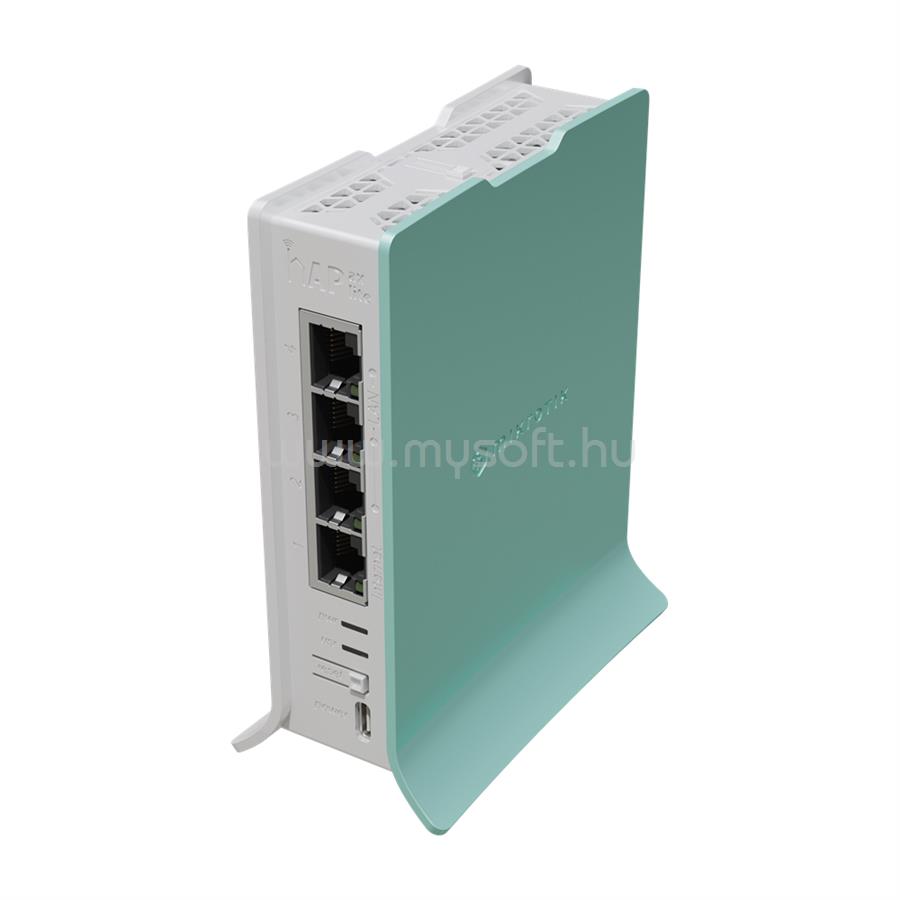 MIKROTIK hAP ax lite L41G-2AXD 4xGbE LAN 2,4GHz 802.11ax Wi-Fi 6 vezeték nélküli router