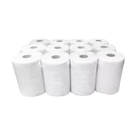 MILLENA Kéztörlő 2 rétegű tekercses átmérő: 14 cm 50 m/tekercs 12 tekercs/karton fehérített MILLENA_40985 small