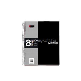 MIQUELRIUS A4 8x25lapos vonalas fekete spirálfüzet A15246281 small