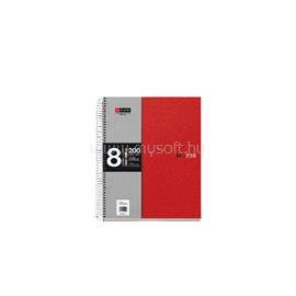 MIQUELRIUS A5 8x25lapos kockás piros spirálfüzet A15246427 small