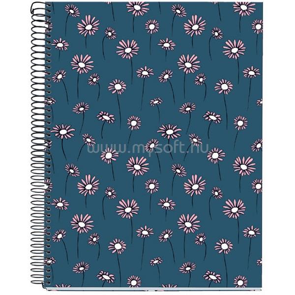 MIQUELRIUS Daisies A4 4x30 lap vonalas spirálfüzet