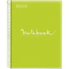 MIQUELRIUS Emotions A4 PP 5x24 lapos lime kockás spirálfüzet A152387322 small