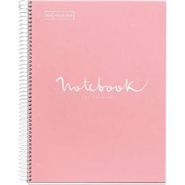 MIQUELRIUS Emotions A4 PP 5x24 lapos pink kockás spirálfüzet A152387671 small