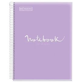 MIQUELRIUS Emotions A5 PP 120 lapos levendula kockás spirálfüzet A152295627 small
