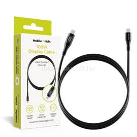 MOBILE ORIGIN 100W Display Cable USB-C to USB-C 1,5m Black MO-100WDC-CB2 small