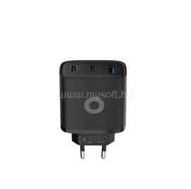 MOBILE ORIGIN GaN 40W Wall Charger MO13, black 1 USB-A + 2 USB-C Black FRL-GAN40W-MO13-BLK small
