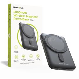 MOBILE ORIGIN Wireless Magnetic PowerBank 5000mAh Black MO-WMP-PB10 small