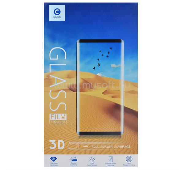 MOCOLO Poco X7 / Redmi Note 14 Pro 5G képernyővédő üveg 3D, 9H, FEKETE