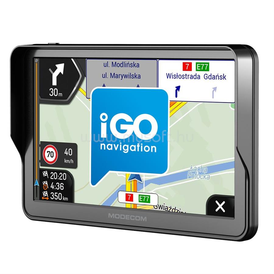 MODECOM FreeWAY CX 7.3 7" 16GB iGO Navigation Truck Térképpel (1 éves frissítés)