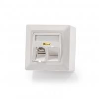 KELINE Modulo50 falon kívüli aljzat 2 portos üres 601140-AP small