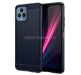 MOFI T Phone 5G (2023) / Phone 5G (2022) MOFI szilikon telefonvédő ütésállóság, karbon minta, SÖTÉTKÉK GP-131957 small