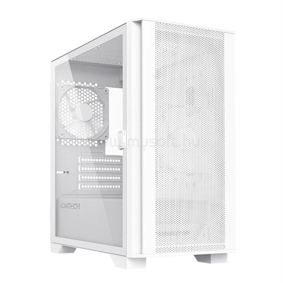 MONTECH AIR 100 LITE táp nélküli ablakos Micro ATX ház fehér (4710562740882)