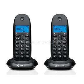 MOTOROLA C1002CB+ fekete DECT telefon MOT-2010-999 small