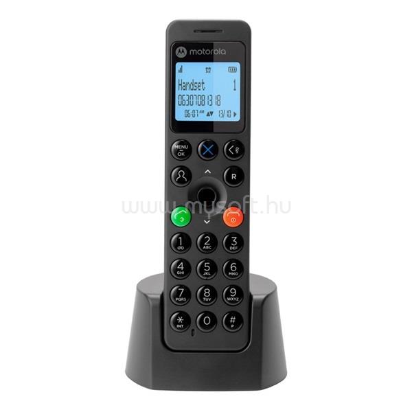 MOTOROLA DOT201 telefon készülék vezeték nélküli, DECT, FEKETE