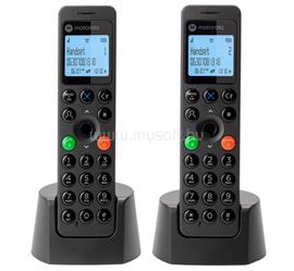 MOTOROLA DOT202 telefon készülék vezeték nélküli, DECT, FEKETE DOT202 small