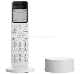 MOTOROLA DOT411 telefon készülék vezeték nélküli, DECT, FEHÉR 107DOT411 small
