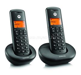 MOTOROLA E202 telefon készülék vezeték nélküli, DECT, FEKETE E202 small
