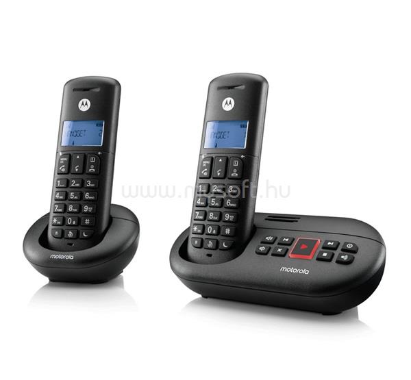 MOTOROLA MOTOROLA E212 telefon készülék vezeték nélküli, DECT, FEKETE