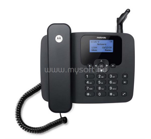 MOTOROLA FW410L telefon készülék vezetékes, SIM foglalat, FEKETE