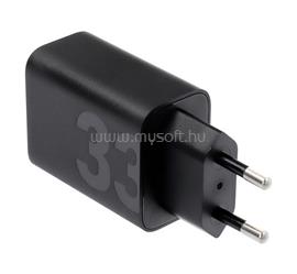 MOTOROLA MC339 hálózati töltő USB aljzat 33W, PD gyorstöltő 4.0, FEKETE MC339 small