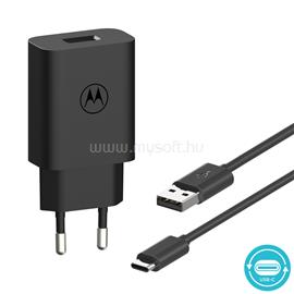 MOTOROLA Moto TurboPower 20W USB-A w/ 1m USB-C cable - Black MOTOROLA_SJMC202-C small