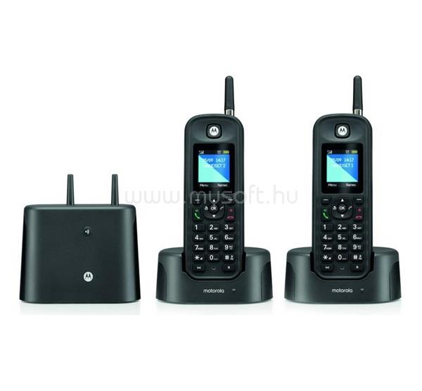 MOTOROLA MOTOROLA O202 telefon készülék vezeték nélküli, DECT, FEKETE