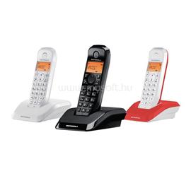 MOTOROLA S1203 TRIO telefon készülék vezeték nélküli, DECT, FEKETE/FEHÉR/PIROS C69000D48O3AES small