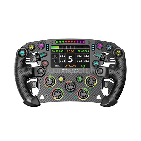 MOZA RACING FSR2 Kormánykerék (Dual Clutch, RGB, 4,3 inch kijelző, 280mm)