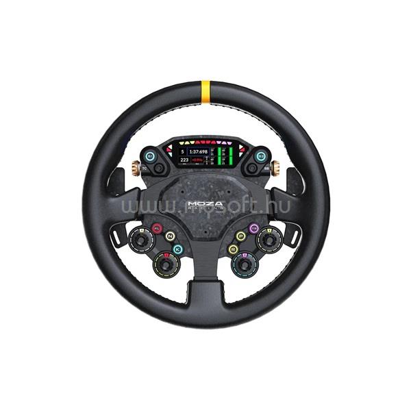 MOZA RACING kiegészítő - CS PRO Kormánykerék (Dual Clutch, RGB, 2,99 inch kijelző, 325mm)