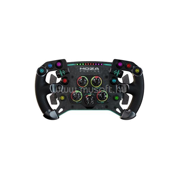 MOZA RACING kiegészítő - MOZA GS V2P GT Kormánykerék (Dual Clutch, RGB, 300mm, alcantara)