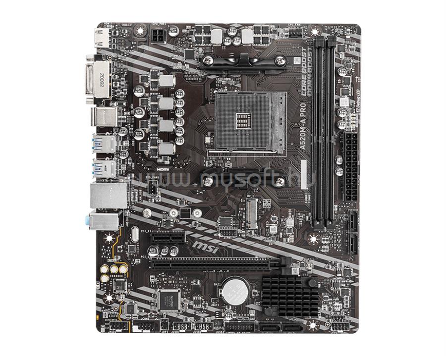 MSI alaplap A520M-A PRO (AM4, mATX)