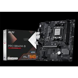 MSI Alaplap AM5 PRO B840M-B AMD B840, mATX PRO_B840M-B small